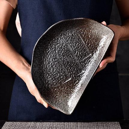 Sophisticated Japanese-Inspired Porcelain Plate Set for Elegant Dining