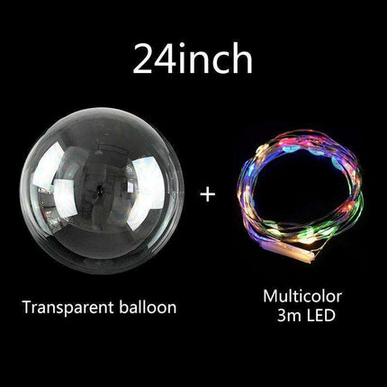 Illuminated Bobo Balloon Wonderland Display for Enchanting Celebrations