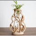 Exquisite Handmade Wooden Vase with Unique Artistic Decor