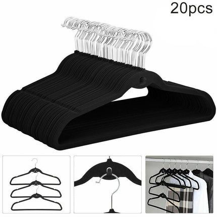 Transform Your Closet with 50 Premium Non-Slip Velvet Hangers