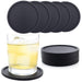 Stylish Silicone Coaster Collection - Sophisticated Home and Office Accessory