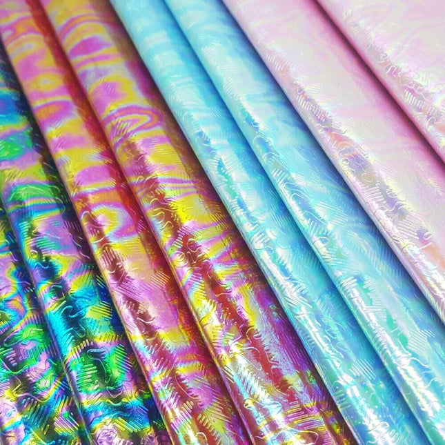 Sparkling Eco-Friendly Faux Leather Craft Kit - Customizable and Colorful Accents