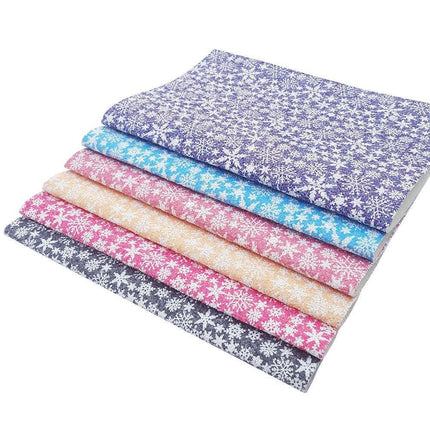 Sparkling Winter Wonderland Leather Crafting Sheets - Essential for DIY Projects