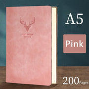 Luxurious A5 Leather-bound Journal: 200 Pages for Creative Expression