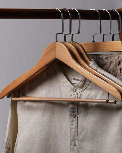 Rotating Lotus Wood Hangers with Non-Slip Swivel Hook for Ultimate Wardrobe Organization