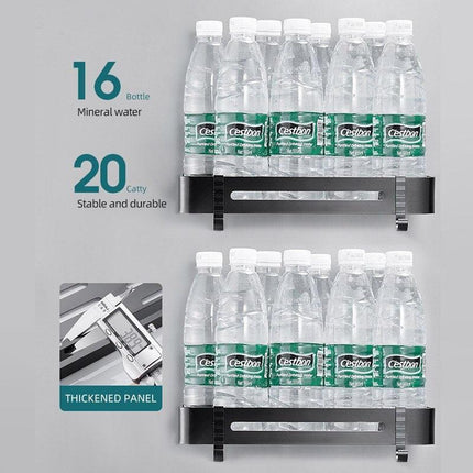 Stylish Wall-Mounted Bathroom Organizer in Premium Space Aluminum: A Luxurious Storage Solution