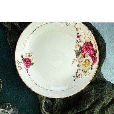 Elegant Guci Free Bone China Dining Collection with Stylish Ceramic Bowl