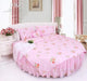 Chinese Wedding Round Bedding Set with Traditional Designs - 4 Piece