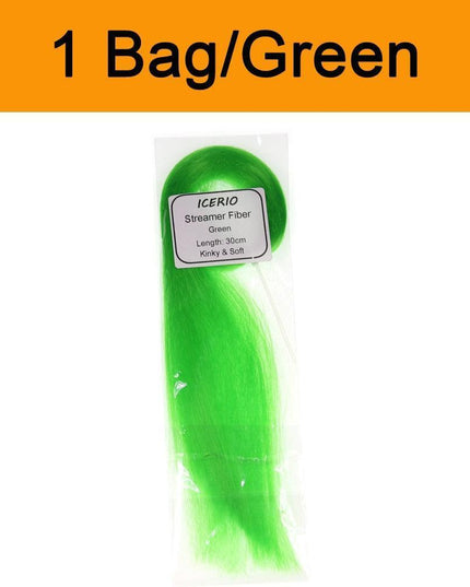 Transform Your Fly Fishing with the Ultimate Bass Streamer Fiber Kit - 01pack Kinky Fly Fibers