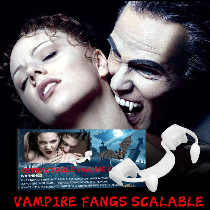 Embrace Your Inner Vampire: Premium Transforming Fangs for Enchanting Halloween Nights 🌙🦇