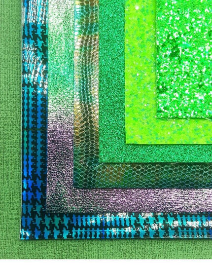 Vibrant Green Faux Leather Craft Sheets: Your Ultimate Creative Toolkit for Imaginative Projects