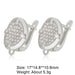Stunning Handmade Gold & Silver Earring Hooks Adorned with Dazzling Austrian Crystals - Eco-Friendly Luxury Jewelry