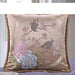 Elegant Handcrafted Beaded Jacquard Pillow Cover - Premium Home Decor Accent 48x48cm