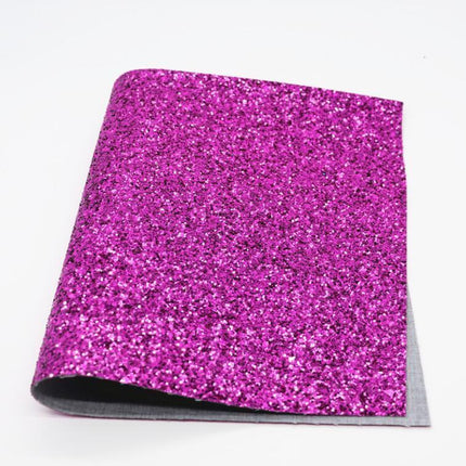 Glittery Faux Leather Craft Sheets for Creative DIY - 21CM x 29CM