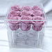 Timeless Romance Preserved Rose Display in Elegant Acrylic Vase