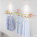 Elegant Wall-Mounted Clothing Rack for Stunning Women's Fashion Displays in Your Boutique