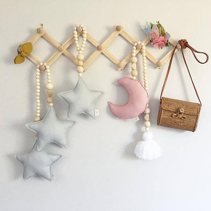 Stylish 360-Degree Rotating Lotus Wood Hangers for Kids with Anti-Slip Technology