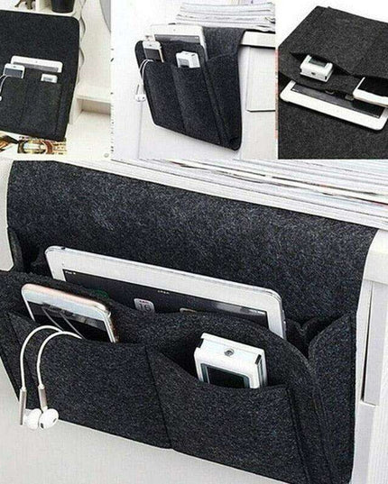Bedside Organizer with Multi-Pocket Design and Anti-Slip Feature
