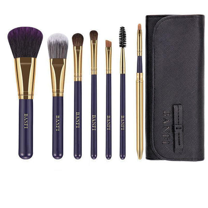 Premium Elegant Makeup Brush Set with Chic Organizer & High-Quality Synthetic Fibers