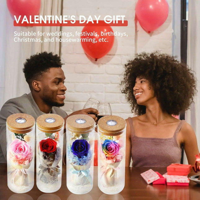 Eternal Blossom Rose - Enchanted Glass Dome Keepsake