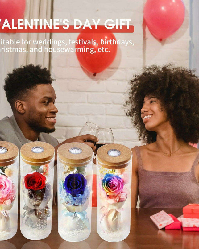 Eternal Blossom Rose - Enchanted Glass Dome Keepsake