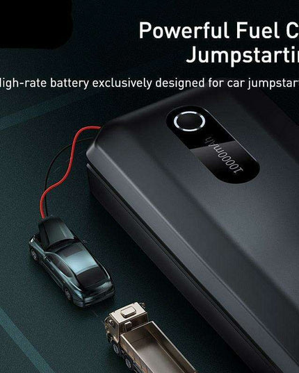 Emergency Power Booster: High-Capacity Car Jump Starter & Portable Battery Charger