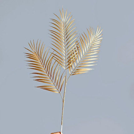Gilded Maple Leaf Branch - Elegant Home & Office Decor Statement Piece