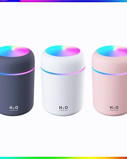 Portable USB Aroma Diffuser and Humidifier with Color Changing Night Light