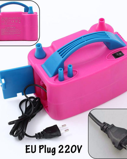 Rapid Quiet Inflate Dual Port Electric Balloon Pump for Effortless Decorating