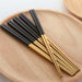 Elegant Stainless Steel Chopsticks Set for Sushi Dining