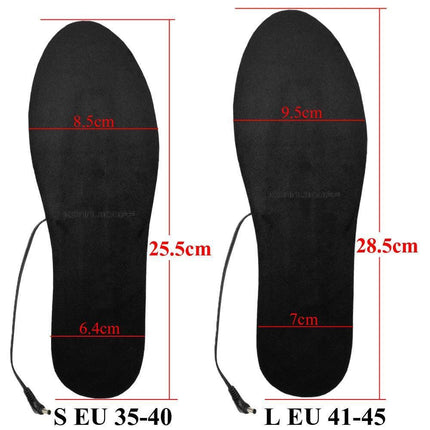 Rechargeable Carbon Fiber USB Heated Insoles for Ultimate Winter Comfort