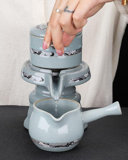 Transform Your Tea Ritual with the Exquisite Ge Yao Ceramic Tea Set: A Must-Have for Tea Enthusiasts