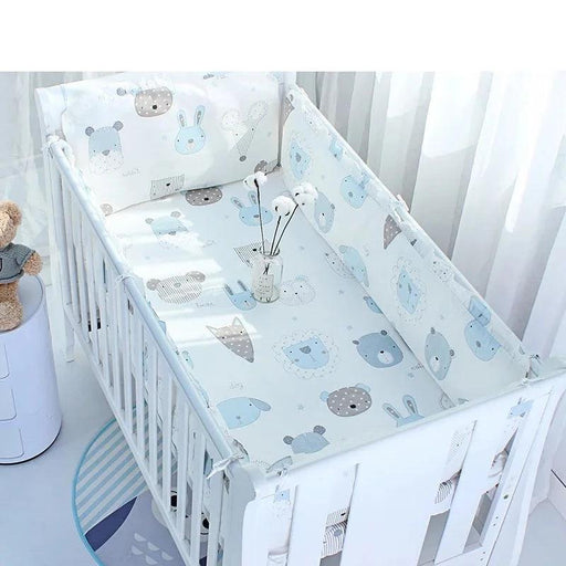 Luxurious 5-Piece Cotton Newborn Crib Bedding Set for Ultimate Comfort