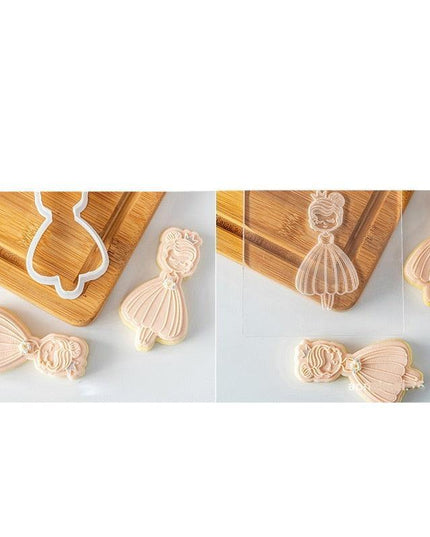 Whimsical Princess Castle Cookie Press Set