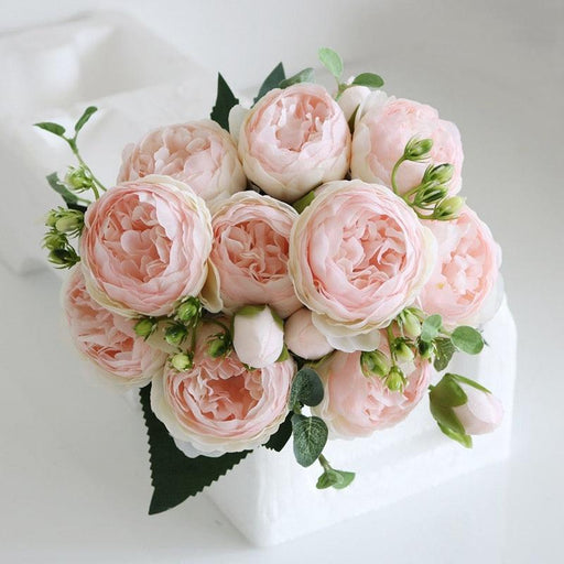 Elegant Beauty: Artificial Peony Bouquet - 30cm, Available in 7 Stunning Colors