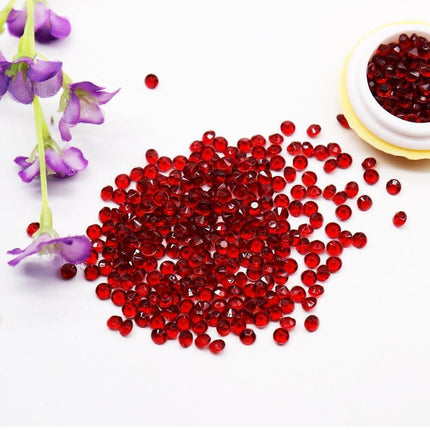 Glistening Acrylic Diamond Confetti - 1000 Piece Pack