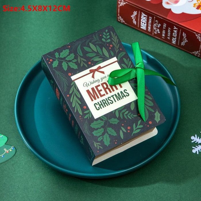 Christmas Cheer: Santa's Whimsical Candy Cottage Décor and Gift Box Set