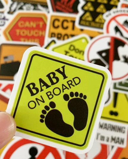 Stylish Safety Decals - Make a Statement with Caution