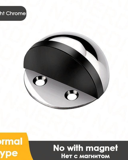 SilentShield Magnetic Door Stopper Set - Premium Stainless Steel for a Peaceful Home