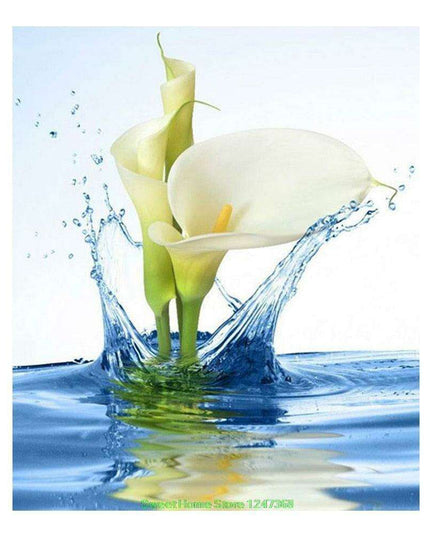 Calla Lily Floral Diamond Art Kit - Design Your Own Exquisite Masterpiece