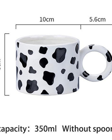 Whimsical Animal Ceramic Mug Set with Matching Spoon - Elevate Your Drinking Moments