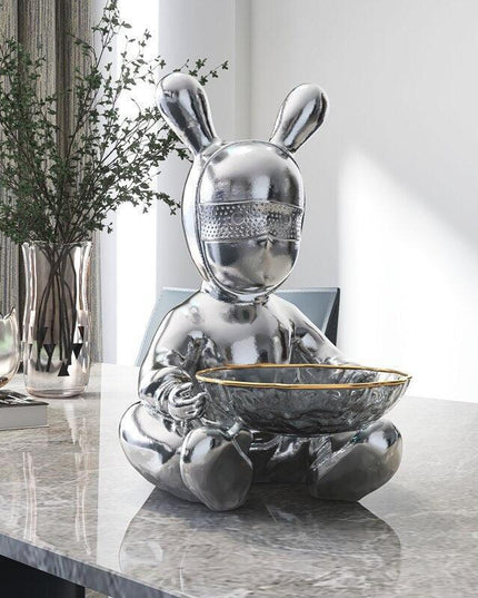 Charming Fortune Cat Key Organizer Sculpture for Modern Home Aesthetics