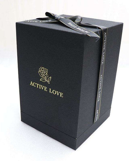 Timeless Beauty: Little Prince Eternal Rose in Glass Dome - A Cherished Decorative Piece and Meaningful Gift