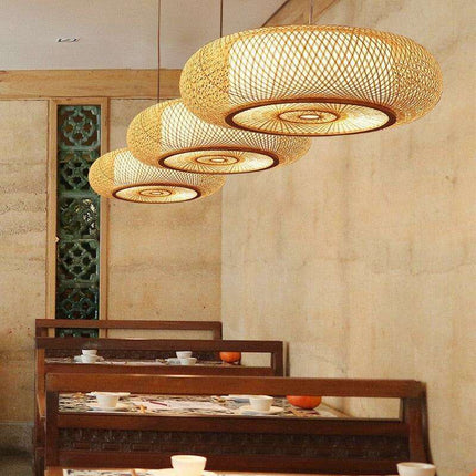 Bamboo Elegance: Artisanal Pendant Lights Inspired by Asian Heritage
