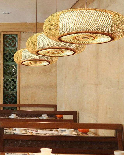 Bamboo Elegance: Artisanal Pendant Lights Inspired by Asian Heritage