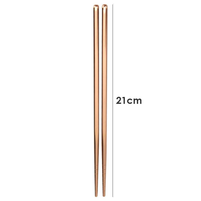 Enjoy Mess-free Dining with 21cm Non-slip Chopsticks for Ultimate Comfort