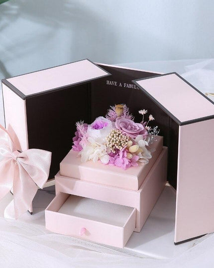 Rose Teddy Bear Delight Box - A Unique Expression of Love