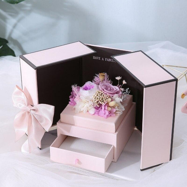 Rose Teddy Bear Delight Box - A Unique Expression of Love