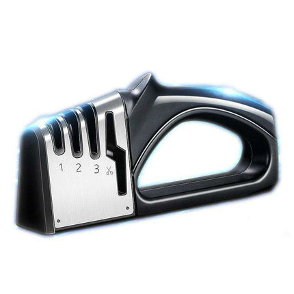 DiamondPro 4-in-1 Premium Knife & Scissor Sharpener - Effortless Blade Maintenance Tool