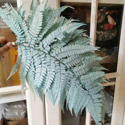 Eternal Green Fiddlehead Ferns Set - 10 Pieces (25x40cm)